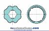 Adaptadores eje octogonal de 60x(0,6÷1)  Rueda + Corona