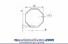 Adaptadores eje octogonal de 70x(1÷1,5) Rueda + Corona