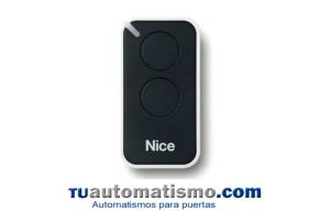 Mando transmisor de garaje Nice INTI2 2 canales negro